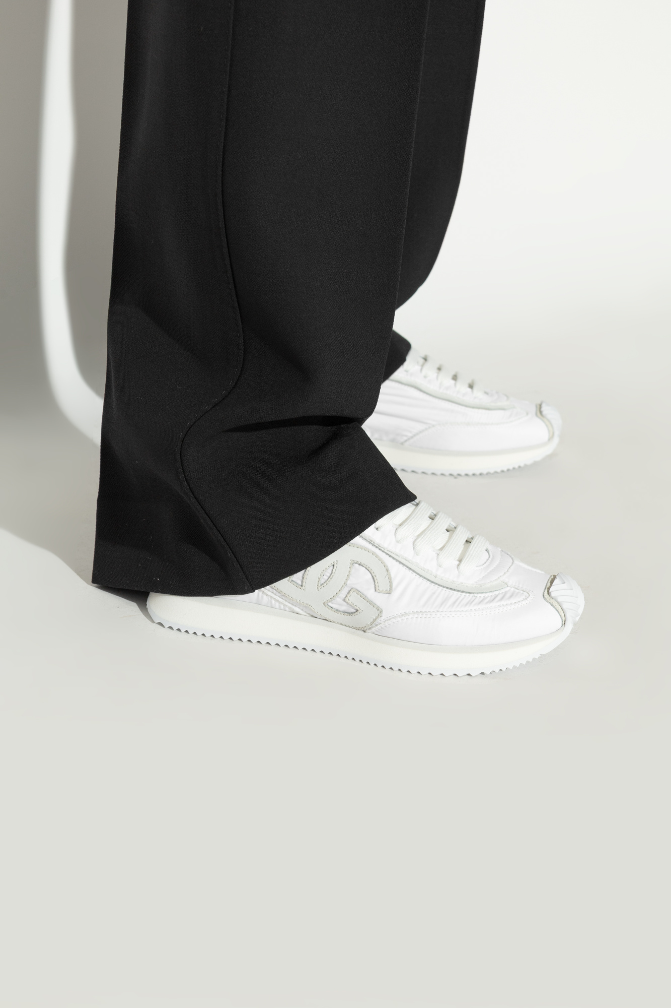 Dolce & Gabbana WHITE SPORTS SHOES スポーツ シューズ ロゴ White Sports shoes 